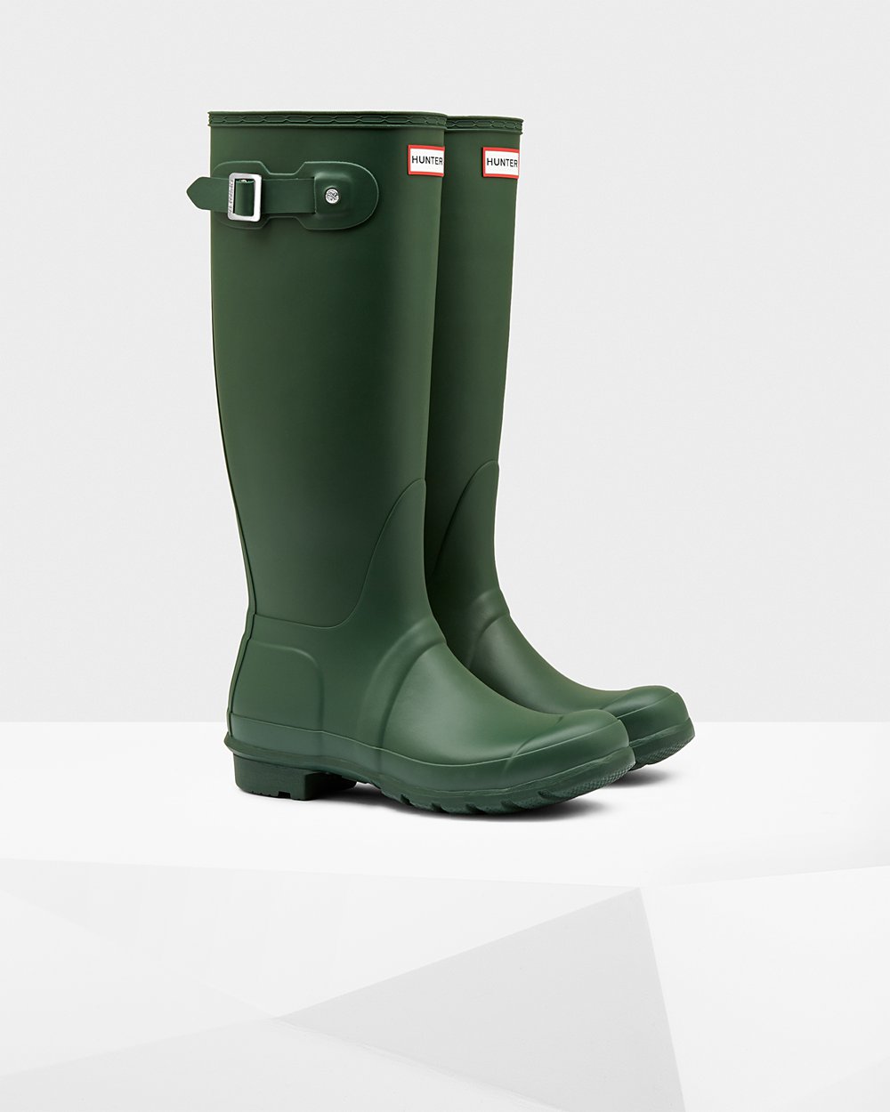 Women Hunter Original | Tall Rain Boots Green | NZ-68574-MWHP